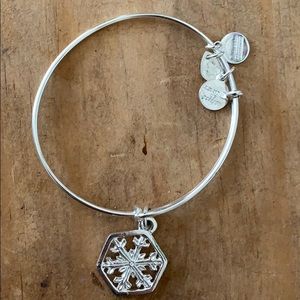 Alex and Ani Silver Snowflake Bracelet